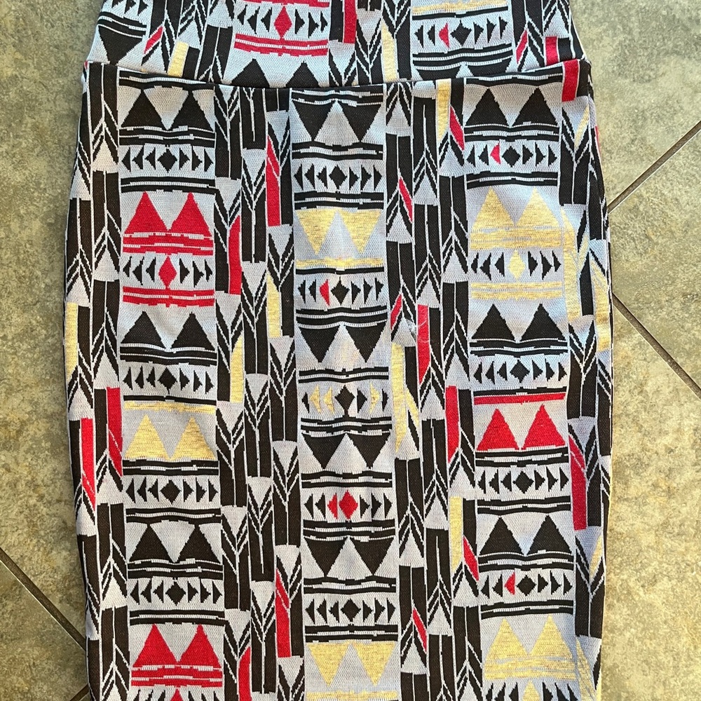 LuLaRoe Pencil Geometric Skirt